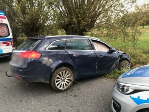 Opel, którym jechała nietrzeźwa kierująca