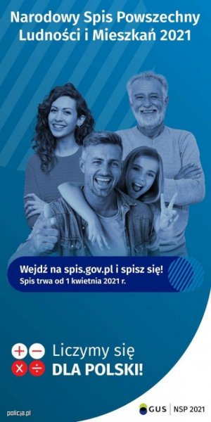 Plakat spisu powrzechnego