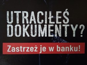 Zastrzeż dokumenty w przypadku ich zagubienia lub kradzieży