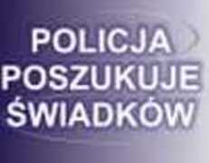 Ikonografika z napisem policja poszukuje świadków