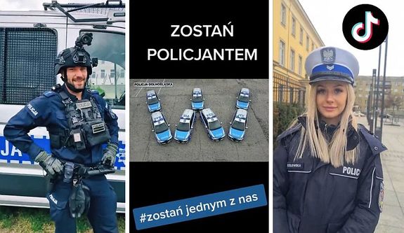 Zdjęcie poglądowe prezentujące TikTok dolnośląskiej Policji