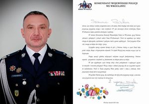 Życzenia Komendanta Wojewódzkiego Policji we Wrocławiu z okazji Świąt Wielkanocnych