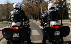 Policjanci na motocyklach