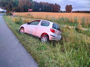 Wjechał Toyotą do rowu – gdy pijany kierowca próbował z niego wyjechać został zatrzymany przez policjanta będącego w czasie wolnym od służby
