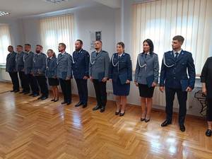 Awansowani policjanci