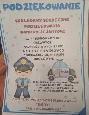 Dyplom dla dzielnicowego