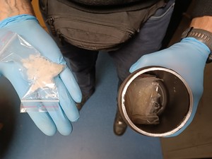 Narkotyki zabezpieczone przez policjantów