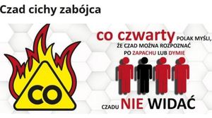 Komunikat Policji – czad to "Cichy zabójca"