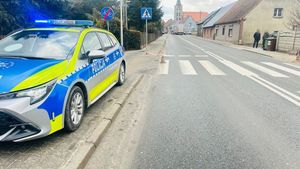 Potrącenie 11-letniej pieszej na przejściu w Cieszkowie