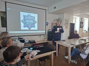 „Senior na szóstkę z plusem” w Milickim Klubie Seniora – spotkanie o bezpieczeństwie osób starszych