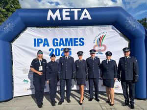 Miliccy policjanci wolontariuszami w trakcie międzynarodowych zawodów sportowych IPA GAMES 2026