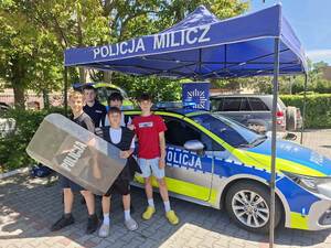 Dzień Dziecka z udziałem milickich policjantów