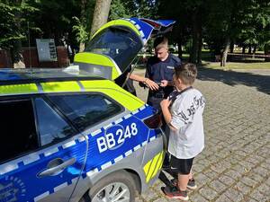 Dzień Dziecka z udziałem milickich policjantów