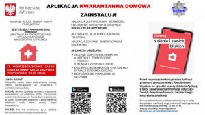 „Kwarantanna domowa” - aplikacja dla osób objętych kwarantanną domową.