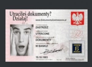 Utraciłeś dokumenty? Nie ryzykuj i zastrzeż je w banku