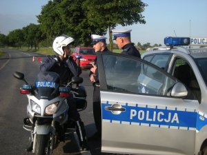 Patrol policjantów ruchu drogowego