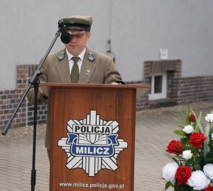 Przemawia Nadleśniczy Nadleśnictwa Milicz